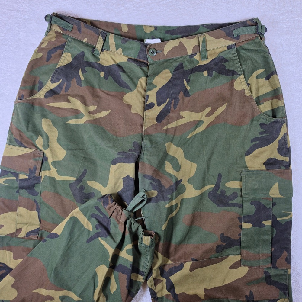 Rothco Ultra Force BDU Men XL-Regular Green Woodland Camo Cargo Pants